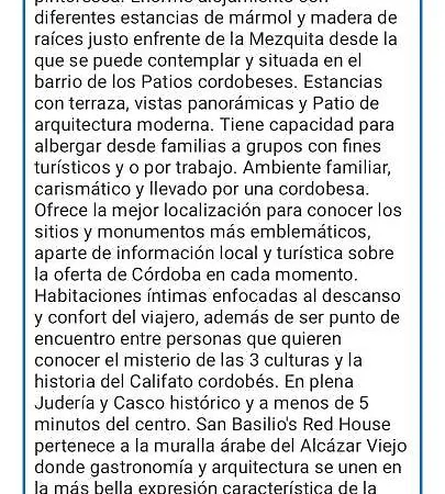 San Basilio's Red House * Córdoba